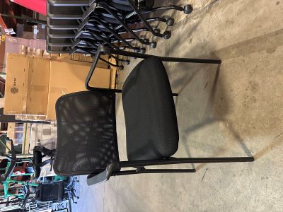 Black Stackable Side Chair